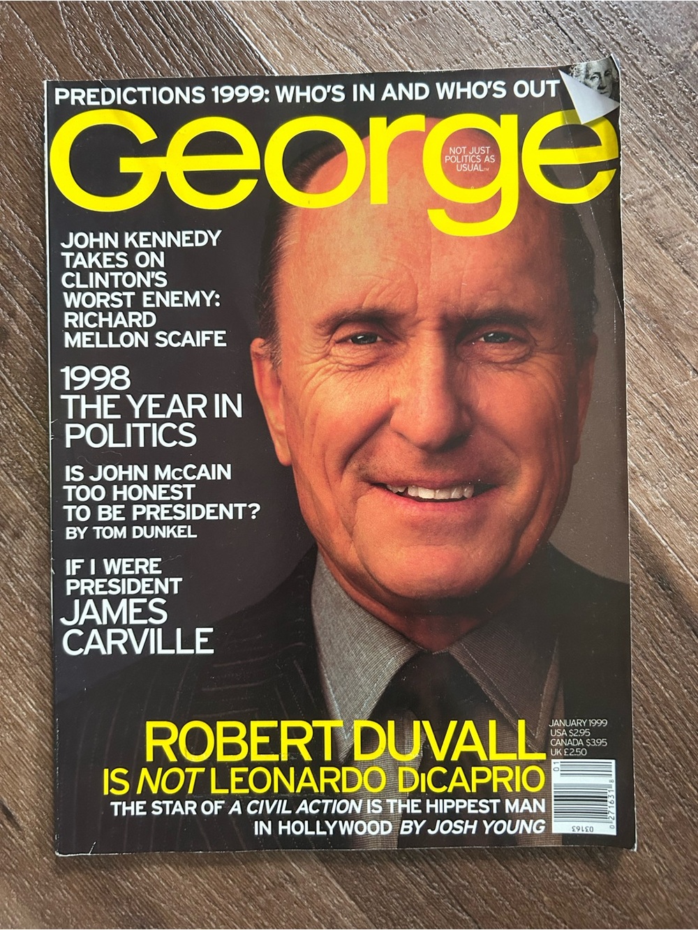 George Magazine January 1999 Robert Duvall